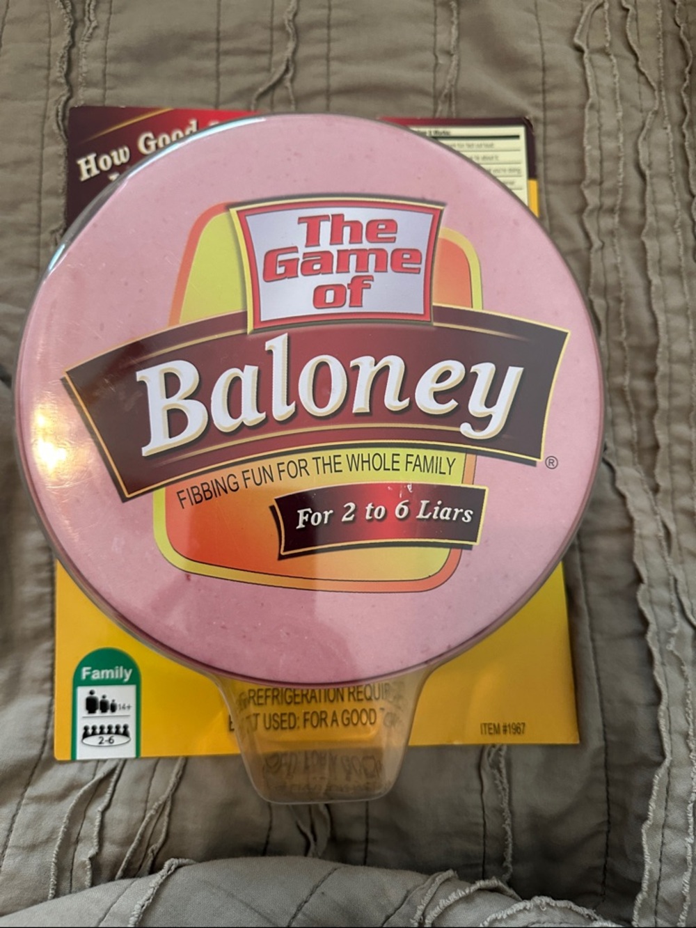 The Game of Baloney Party Game
